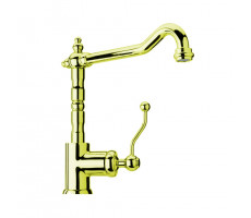 Смеситель для раковины PAINI Duomo с донным клапаном, золото PVD (OP) 88OP250 