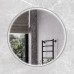 Круглое зеркало в алюминиевой раме Comforty Вега-75 LED IC-подсветка, холодный свет, сенсор, серебряный матовый 00-00020726 