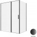 Душевой уголок Allen Brau Priority 160x100 3.31039.BBA + 3.31048.BBA черный браш 
