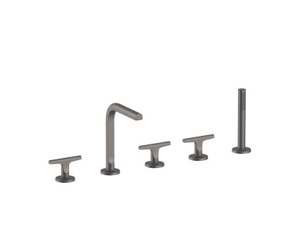 Смеситель для ванны Fantini Sailing 67 P5 J065 Gun metal Смеситель для ванны Fantini Sailing 67 P5 J065 Gun metal