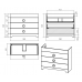 Тумба под раковину Misty Лейла 100 Пр-Лей01100-013Я 
