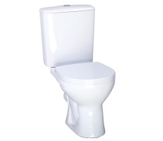 Унитаз-компакт Santeri Орион напольный, с бачком, с сиденьем 1.P400.8.S00.00B.F 