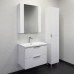 Тумба-умывальник подвесная Comforty Лима-70П2 белая матовая с раковиной Como 70 00-00019188 