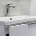 Тумба-умывальник подвесная Comforty Лима-70П2 белая матовая с раковиной Como 70 00-00019188 