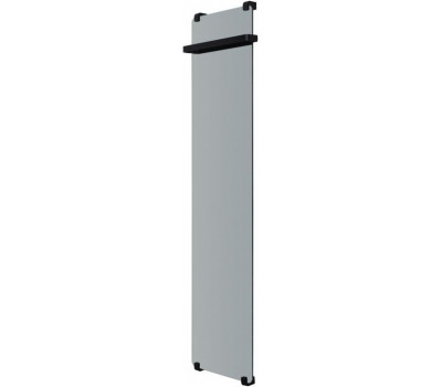 Полотенцесушитель электрический Allen Brau Infinity 180x44 с рейлингом, черный браш 