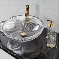 Раковина накладная 3SC Elegance EL11ACRGD  