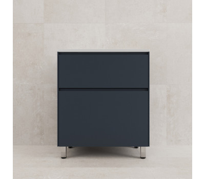 Тумба напольная Style Line ЛИМА 70 эмаль c раковиной LINE 70 2 ящика PLUS графит 