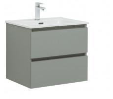 Тумба с раковиной Aquanet Вега 2.0 60 2 ящ. цв.мисти грин (раковина Flat) 00344771 Тумба с раковиной Aquanet Вега 2.0 60 2 ящ. цв.мисти грин (раковина Flat) 00344771