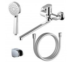 Смеситель AZARIO CASTELO для ванны с ручным душем, хром AZ-VJC138274C 