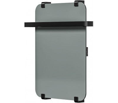 Полотенцесушитель электрический Allen Brau Infinity 60x44 с рейлингом 2.0, черный матовый 