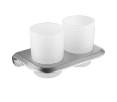 Стакан двойной для зубных щеток ABBER Nord AA1557SP сатин 