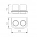 Стакан двойной для зубных щеток ABBER Nord AA1557SP сатин 