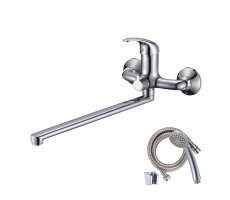 Смеситель для ванны WesnaArt LISTOK LIS01-320, хром