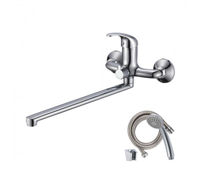 Смеситель для ванны WesnaArt LISTOK LIS01-320, хром