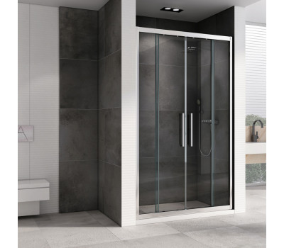 Душевая дверь ABBER Schwarzer Diamant AG33150H хром 