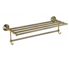 Полка для полотенец FIXSEN Retro с крючками FX-83815A 