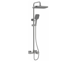 Душевая система с термостатом Rose R1896T-6, пепельный Душевая система с термостатом Rose R1896T-6, пепельный