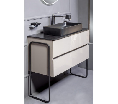 Тумба без раковины Armadi Art Vallessi 80 АНТРАЦИТ глянец 2 полки 837-080-A glossy Тумба без раковины Armadi Art Vallessi 80 АНТРАЦИТ глянец 2 полки 837-080-A glossy