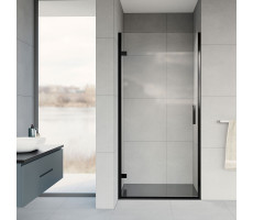 Душевая дверь Vincea Flex VDP-1F900CLB, 900, черный, стекло прозрачное 