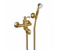 Смеситель для ванны PAINI Duomo с аксессуарами, брашированное золото PVD (PJ) 88PJ105 