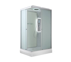 Душевая кабина AvaCan CK2911LED матовый Хром 