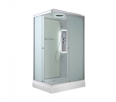 Душевая кабина AvaCan CK2911LED матовый Хром 