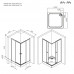 Душевое ограждение 100x100 см, без поддона AM.PM X-joy W94G-403-100100-MТ1К  