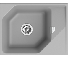 Мойка Rivelato LOCUS 65  1-чаш 650*500  LS-65 grigio metallizzato 