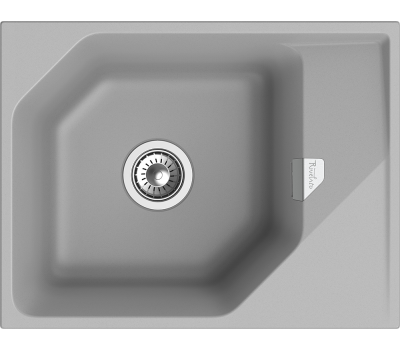 Мойка Rivelato LOCUS 65  1-чаш 650*500  LS-65 grigio metallizzato 