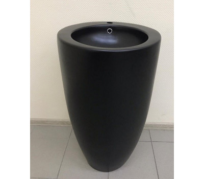 Умывальник CeramaLux B133MB черный матовый 