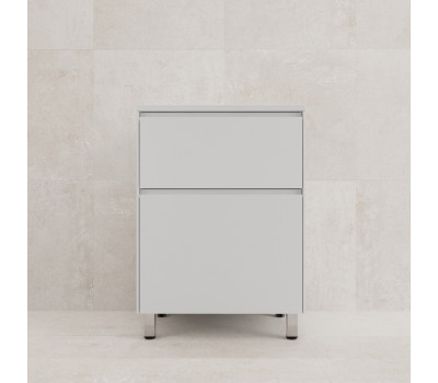 Тумба напольная Style Line ЛИМА 60 эмаль c раковиной LINE 60, 2 ящика , PLUS белый матовый 