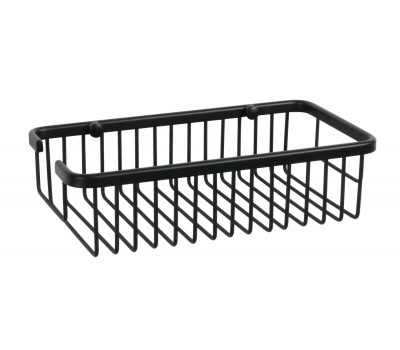 Полка прямоугольная одноэтажная Fixsen Hotel черная FX-31050A 