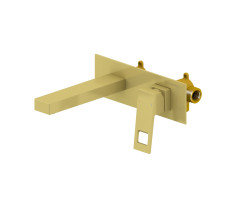 Смеситель для раковины встроенный Timo Briana 7171/17SM золото матовое золото матовое 