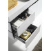 Мебель Orans BC-6019-1200R основной шкаф, столешница, раковина, цвет: WHITE - UV005 (1200x650x500) 