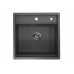 Кухонная мойка GRANULA KS-5051, ГРАФИТ МАТОВЫЙ, стальная KITCHEN SPACE 