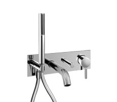 Смеситель для ванны Fantini Cafe 50 02 E320B Хром Смеситель для ванны Fantini Cafe 50 02 E320B Хром