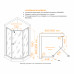 Душевой уголок RGW HO-088B 900x900 350608899-24 черный матовый 
