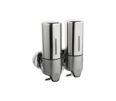 Дозатор для ж/м настенный 0,5 л двойной Fixsen HOTEL пластик FX-31012А-2 