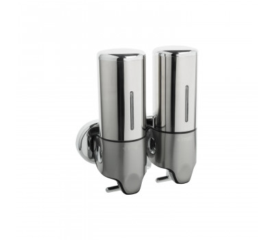 Дозатор для ж/м настенный 0,5 л двойной Fixsen HOTEL пластик FX-31012А-2 Дозатор для ж/м настенный 0,5 л двойной Fixsen HOTEL пластик FX-31012А-2