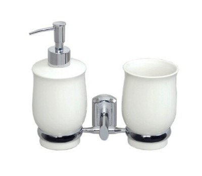 Стакан/дозатор WasserKRAFT  K-24189 Хром 