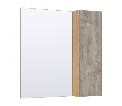 Зеркальный шкаф Runo дуб серый Мальта 70 (00-00001102) 
