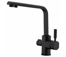 Смеситель для кухонной мойки  KAISER Decor 40144-2 черный 