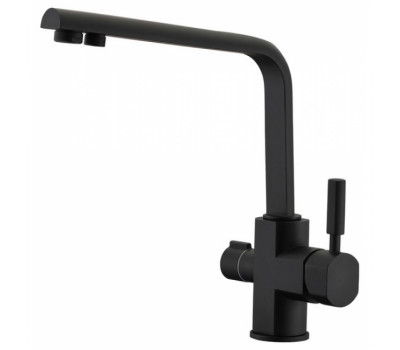 Смеситель для кухонной мойки  KAISER Decor 40144-2 черный 