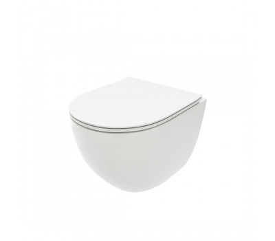 Унитаз подвесной Maretti Elena безободковый с микролифтом, EA10PBM67-844, белый Унитаз подвесной Maretti Elena безободковый с микролифтом, EA10PBM67-844, белый