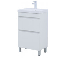 Тумба с раковиной Aquanet Нота New 50 белый глянец 00345793 Тумба с раковиной Aquanet Нота New 50 белый глянец 00345793