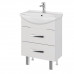 Тумба под раковину подвесная/напольная Dreja Alda 65 см, белый