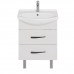 Тумба под раковину подвесная/напольная Dreja Alda 65 см, белый
