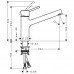 Смеситель для кухни Hansgrohe Talis M52 32857000 хром 