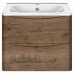 База под раковину Vincea Paola 600 подвесная, 2 выкатных ящика soft close, Beton 