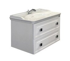 Тумба-умывальник Comforty Феррара-80 белая с раковиной 50180 Тумба-умывальник Comforty Феррара-80 белая с раковиной 50180